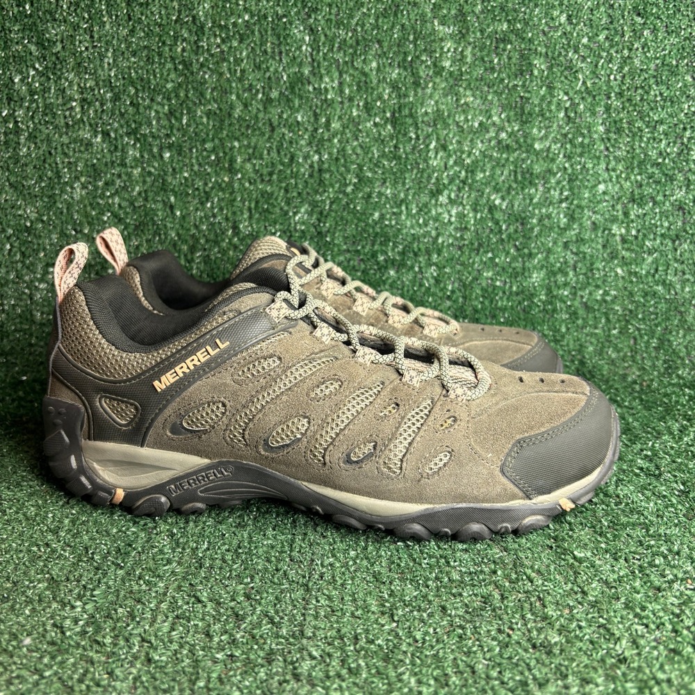 Merrell Waterproof Suede Mesh Air Cushion Gorpcore‎ Hiking Shoes Brown Womens 11